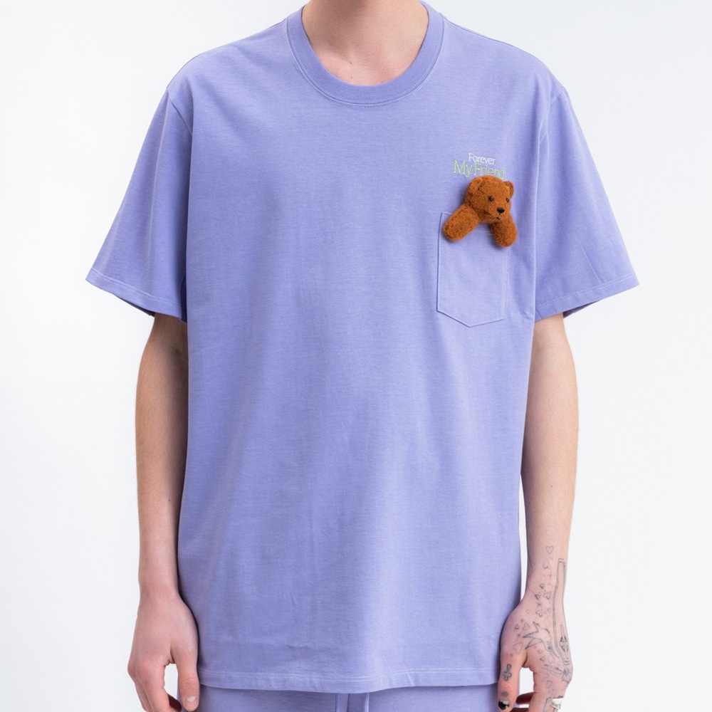 Doublet “My Friend” Lavender Purple T Shirt.